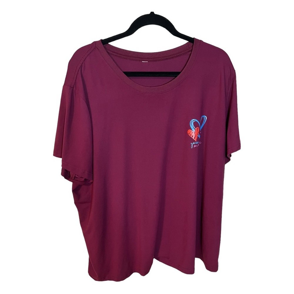 A cute plus size t-shirt in size 2-3X